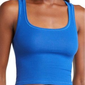 SKIMS  Cotton Ribbed Tank in COBALT Blue (M)
